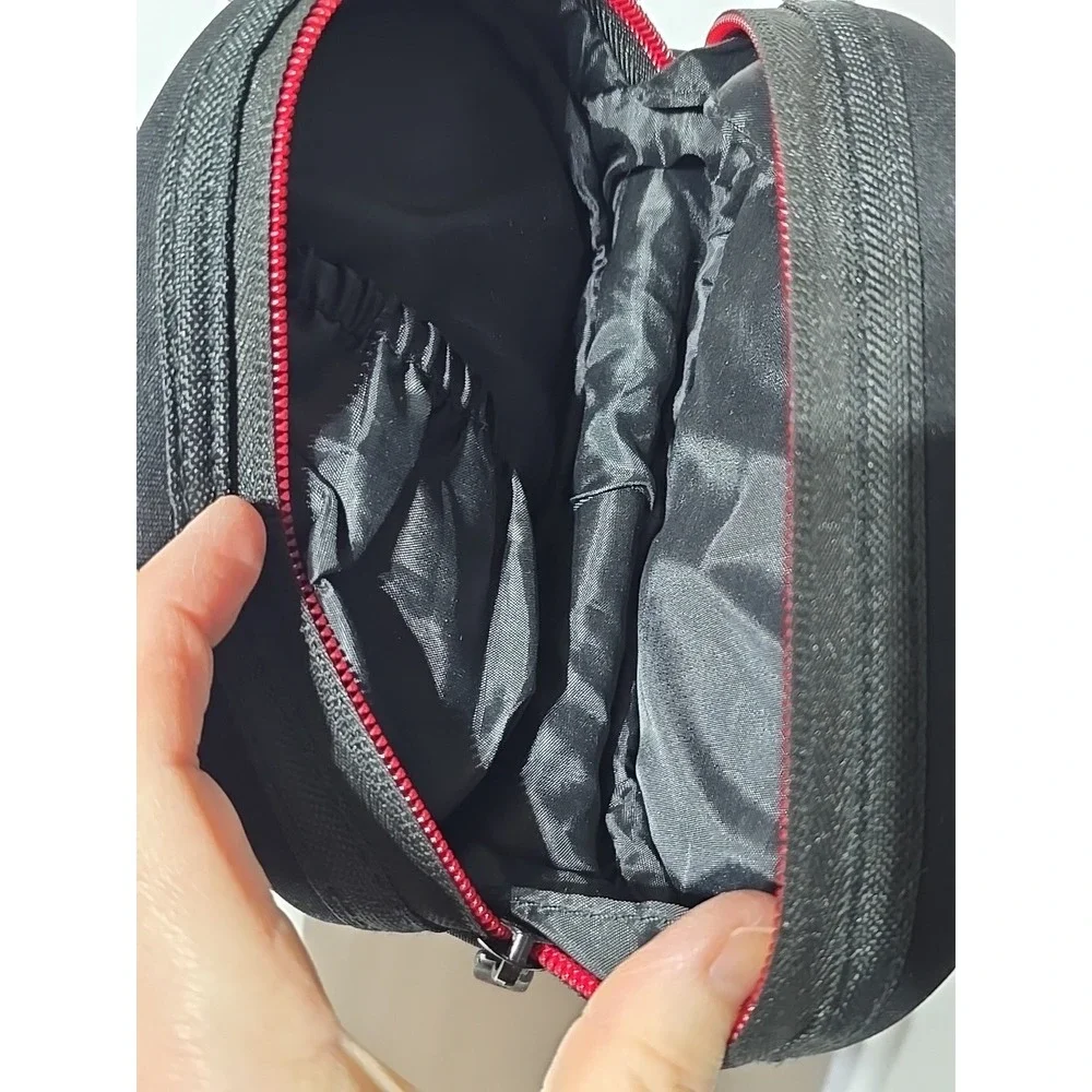 Beats By Dr Dre Headphones Carry Case‎ Black Red Soft Nylon